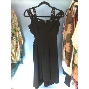 Tripp Black Revet Dress Small